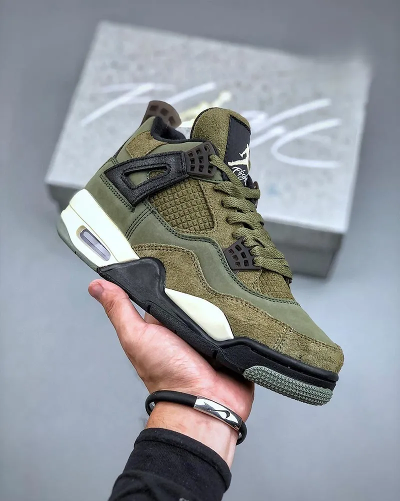 Jordan 4 Retro SE Craft Olive  (4)